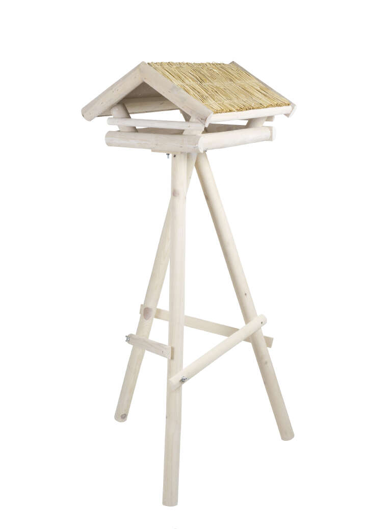 PATKAR Ständer für Vogelhaus mit Strohdach